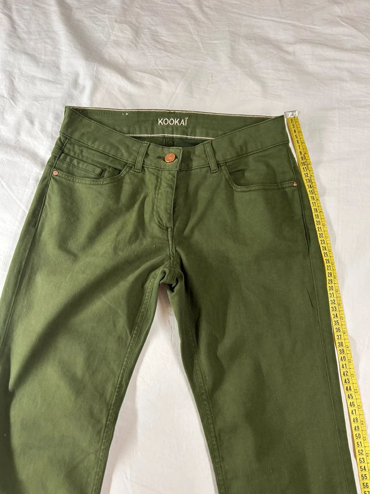 Jean vert vintage kookaï style rétro y2k – photo 5